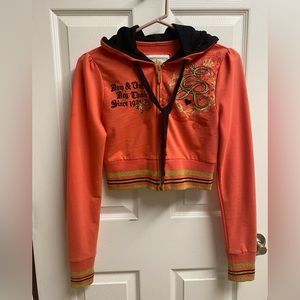 Beautiful Ecko red cropped hoodie, great condition, like new
